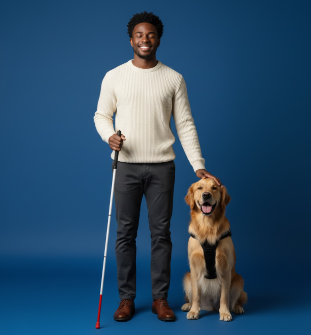 Icon representing screen reader access for visual impairment